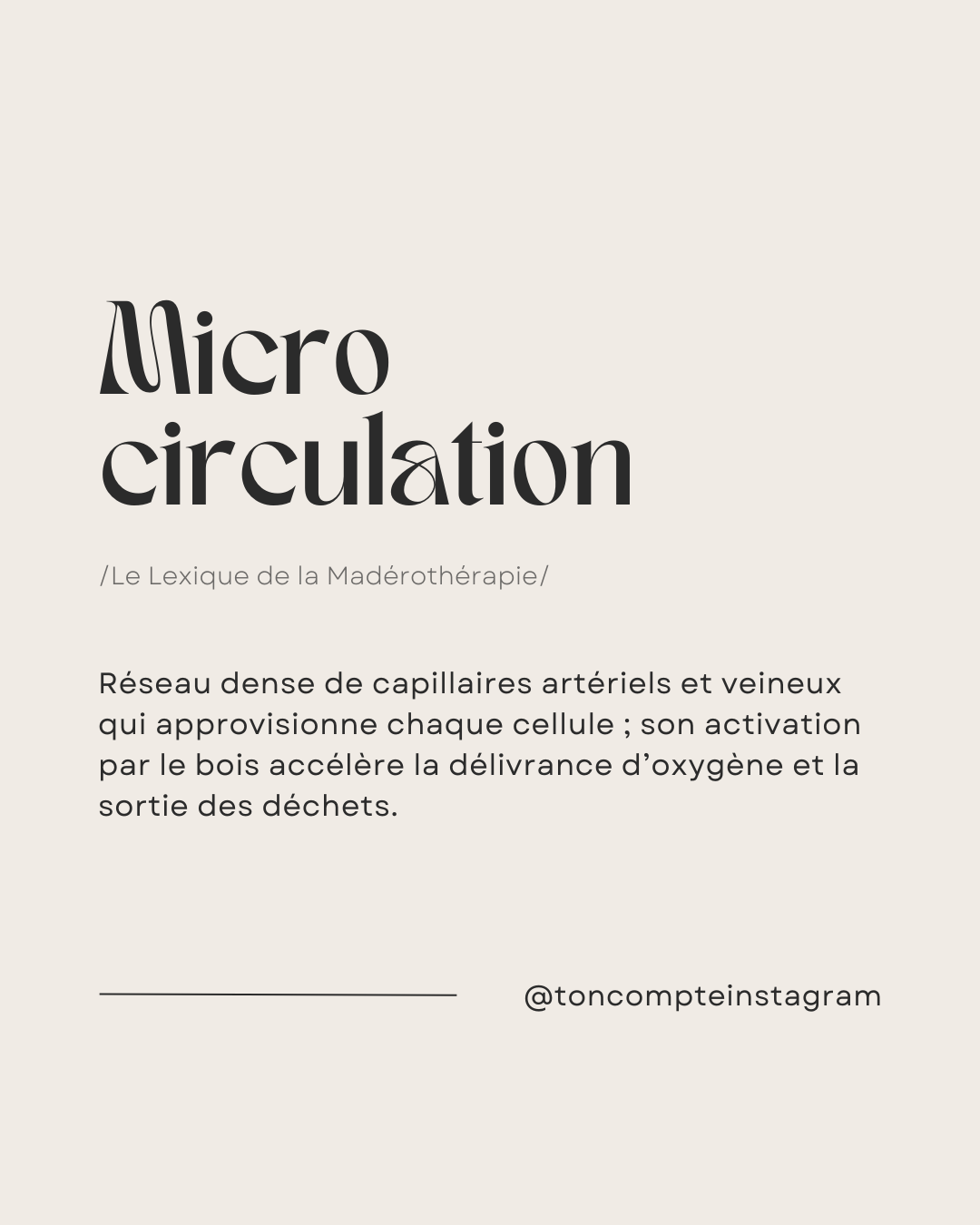 50 définitions - Madérothérapie