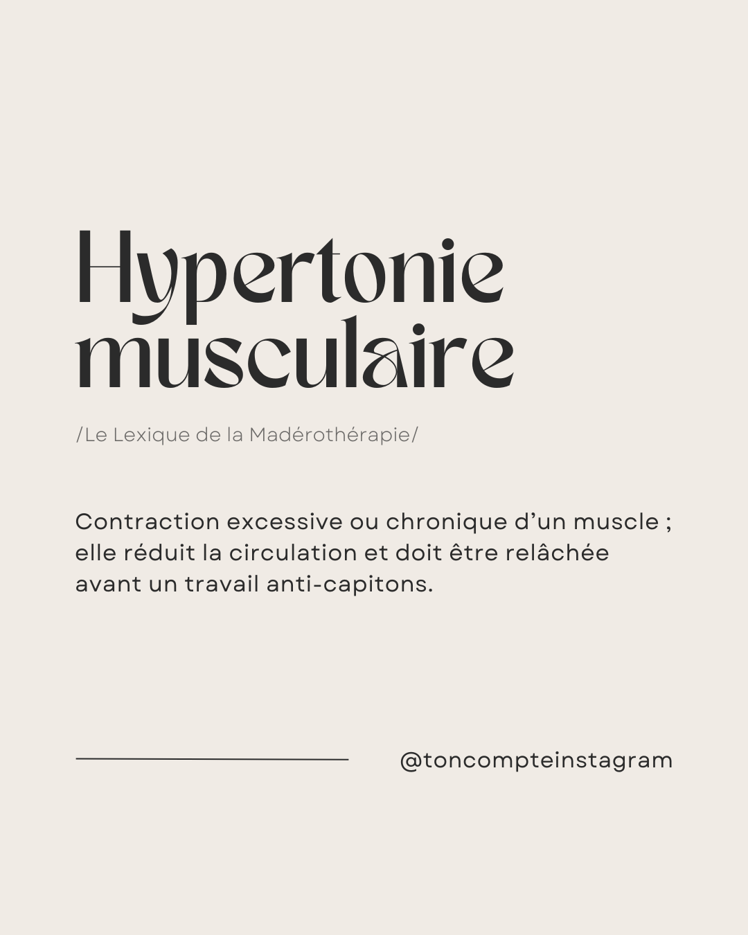 50 définitions - Madérothérapie