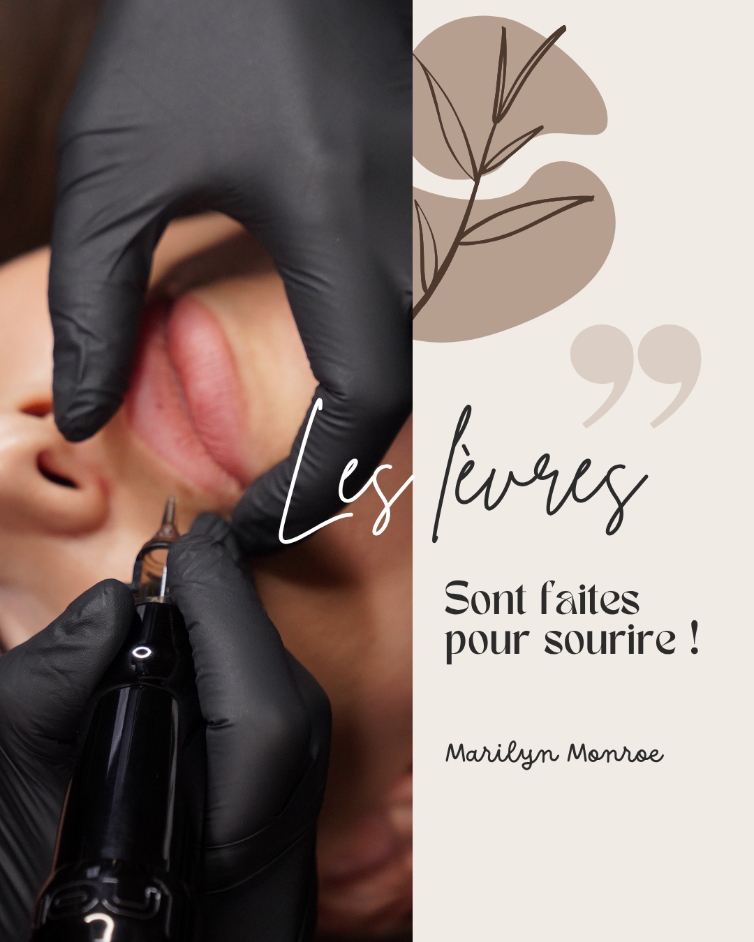 50 modèles de posts "Citations Inspirantes" - Maquillage Permanent