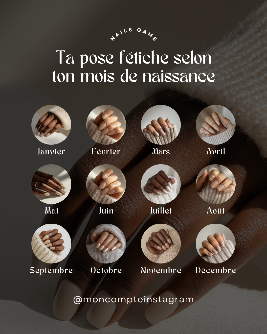 50 modèles de posts "Mini-jeux et booster d'engagement" - Prothésiste Ongulaire