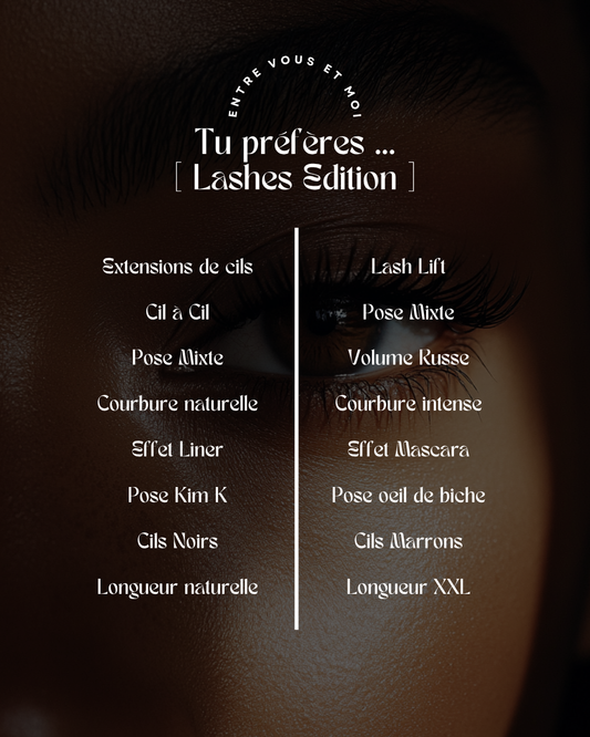 50 modèles de posts "Mini-jeux et booster d'engagement" - Lash Artist