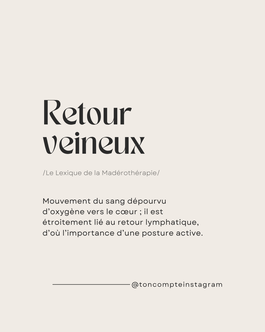 50 définitions - Drainage lymphatique