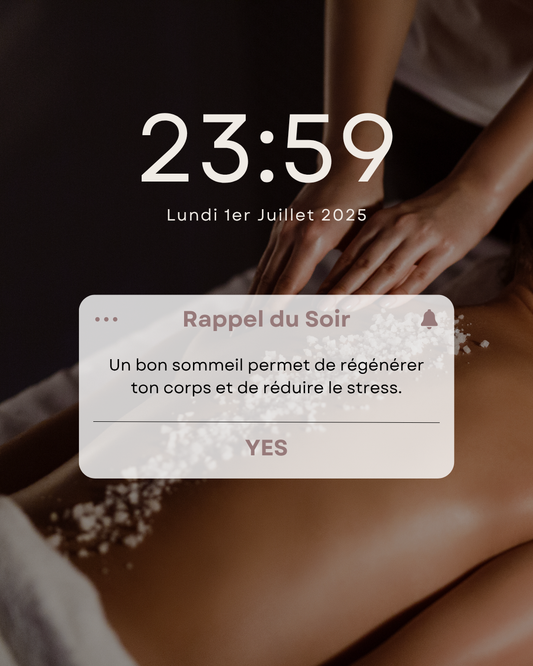 50 modèles de posts "Rappels et notifications" - Massage