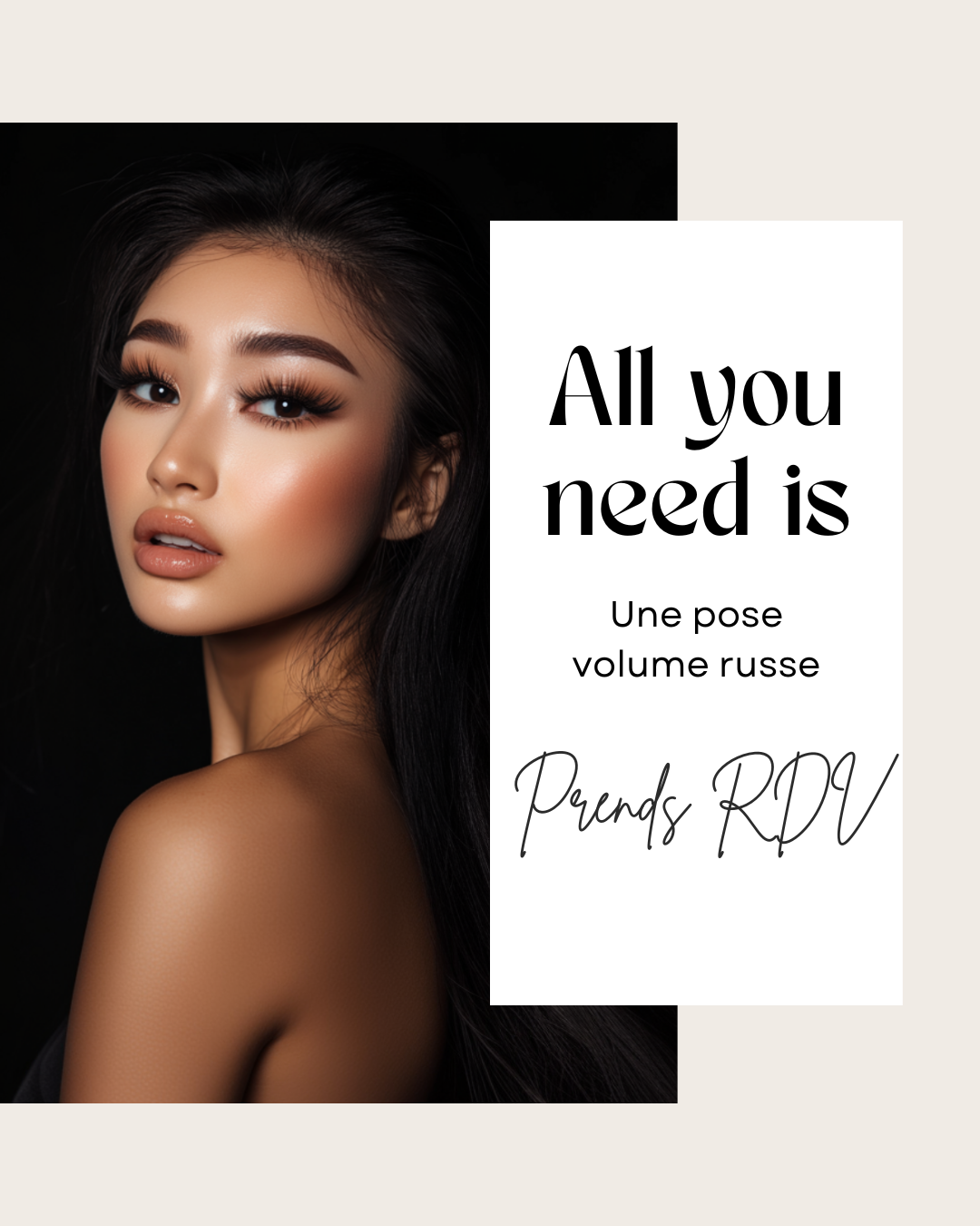 50 modèles de posts "Prends RDV" - Lash Artist