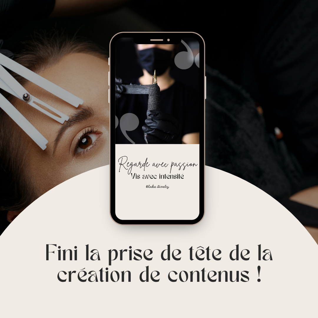 550 modèles de posts Instagram - Maquillage Permanent