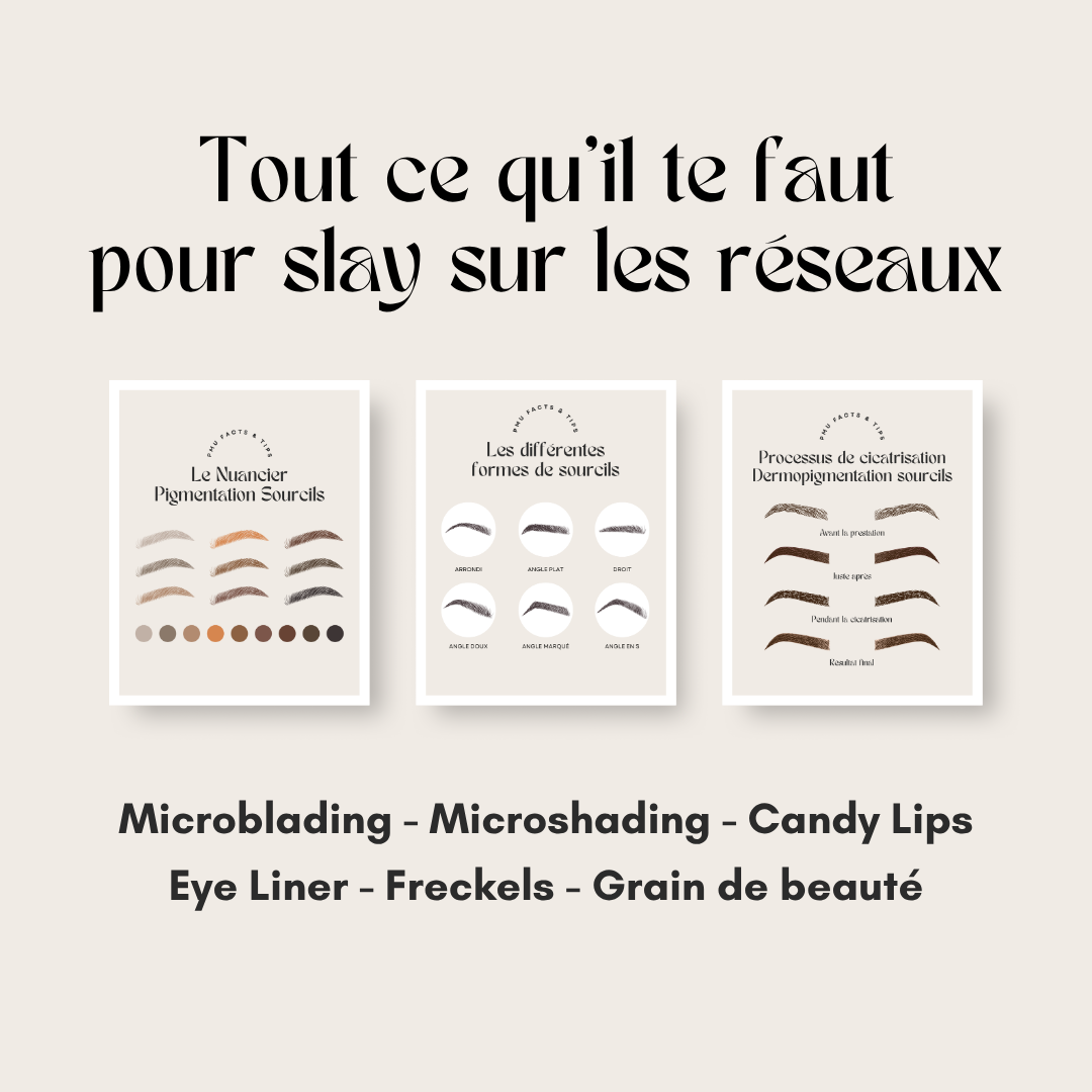550 modèles de posts Instagram - Maquillage Permanent