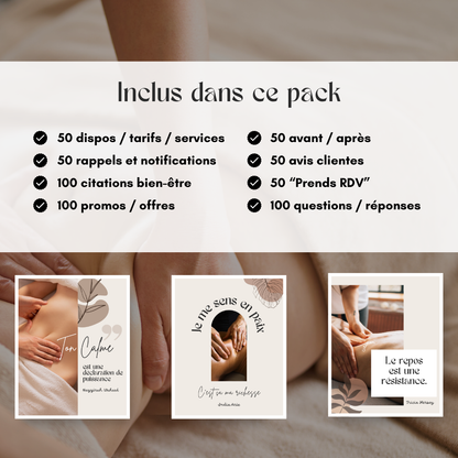 550 modèles de posts Instagram - Drainage Renata