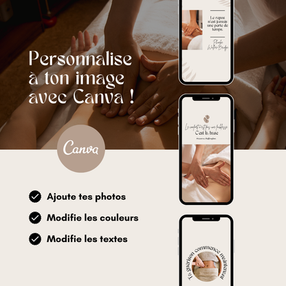 550 modèles de posts Instagram - Drainage Renata
