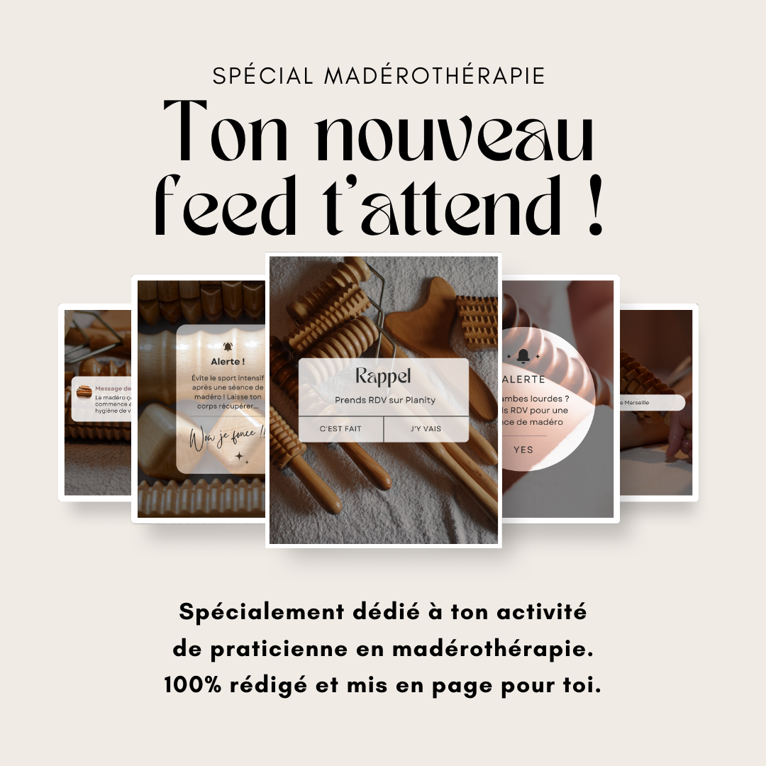 550 modèles de posts Instagram - Madérothérapie