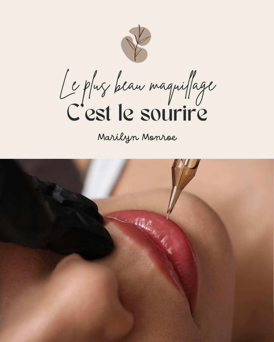 50 modèles de posts "Citations Inspirantes" - Maquillage Permanent