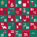 Calendrier de l'Avent - Classic Red