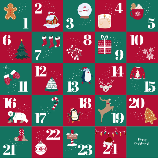 Calendrier de l'Avent - Classic Red