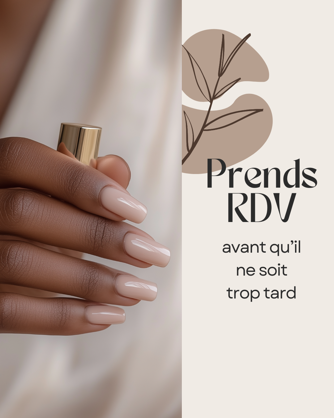 50 modèles de posts "Prends RDV" - Prothésiste Ongulaire