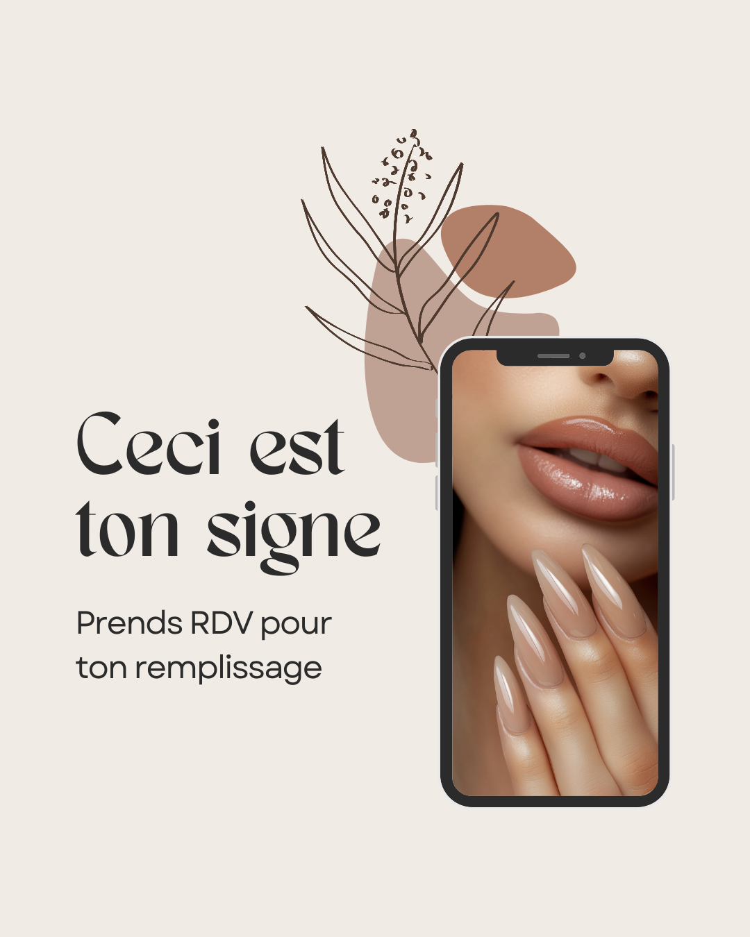 50 modèles de posts "Prends RDV" - Prothésiste Ongulaire
